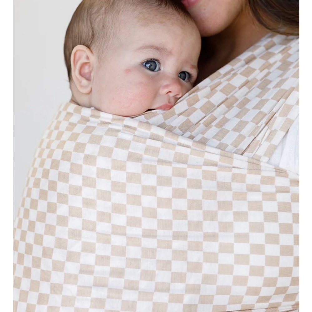 Solly Cream Chequer Wrap